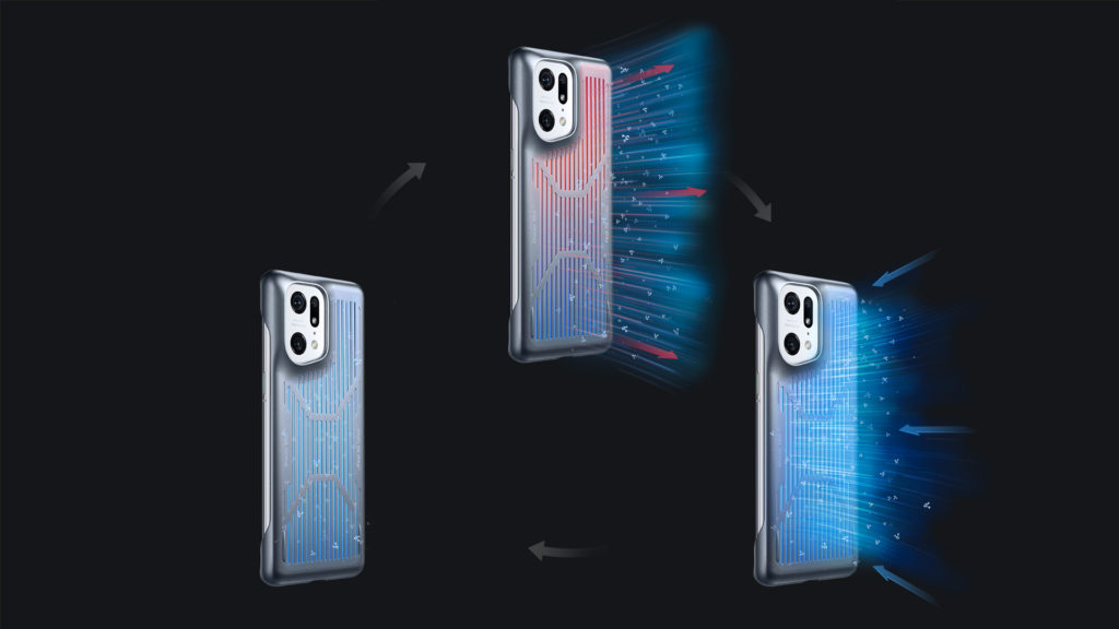 Sistema de refrigeración del Oppo Find X5 Pro
