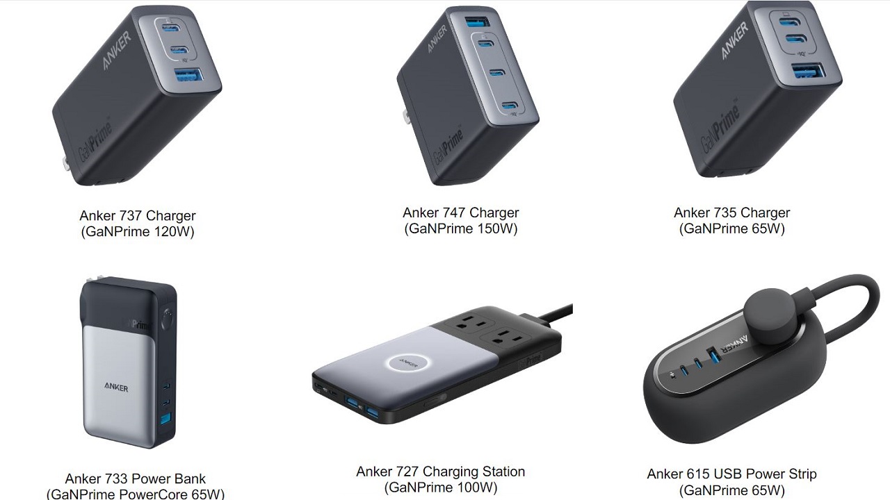 anker ganprime nuevos dispositivos