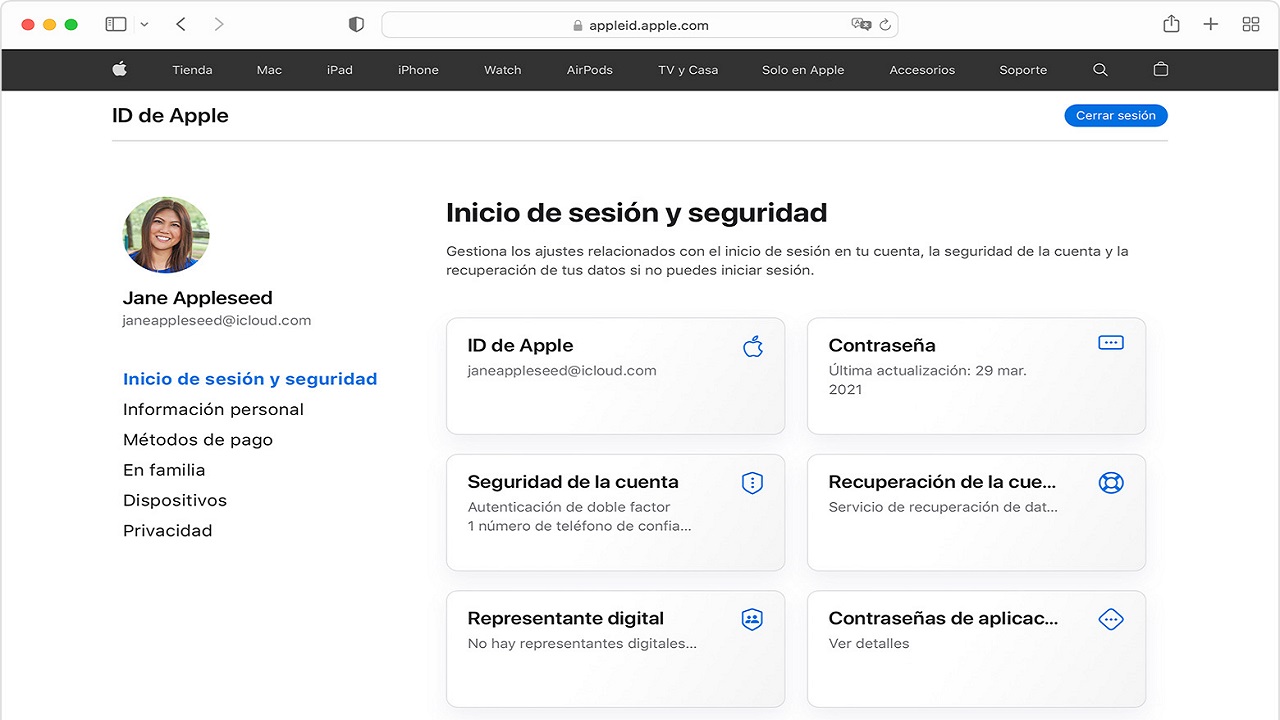 cambiar id de apple