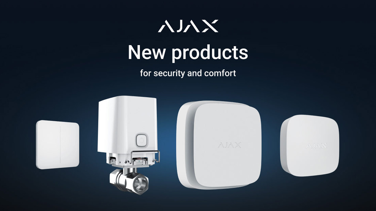 Ajax Systems presenta su nueva línea de dispositivos de confort y detectores de humo