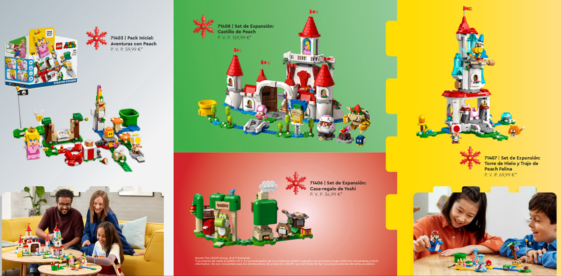 LEGO Super Mario, ahora con la princesa Peach y su icónico castillo