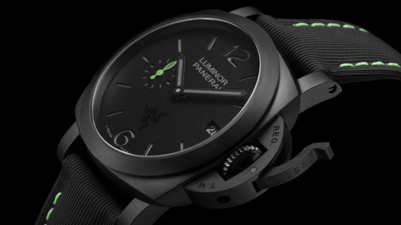 Luminor Quaranta Razer Special Edition, el nuevo reloj de RAZER Y PANERAI