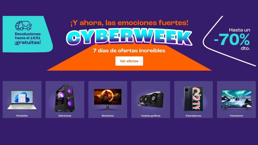 cyber monday de pccomponentes