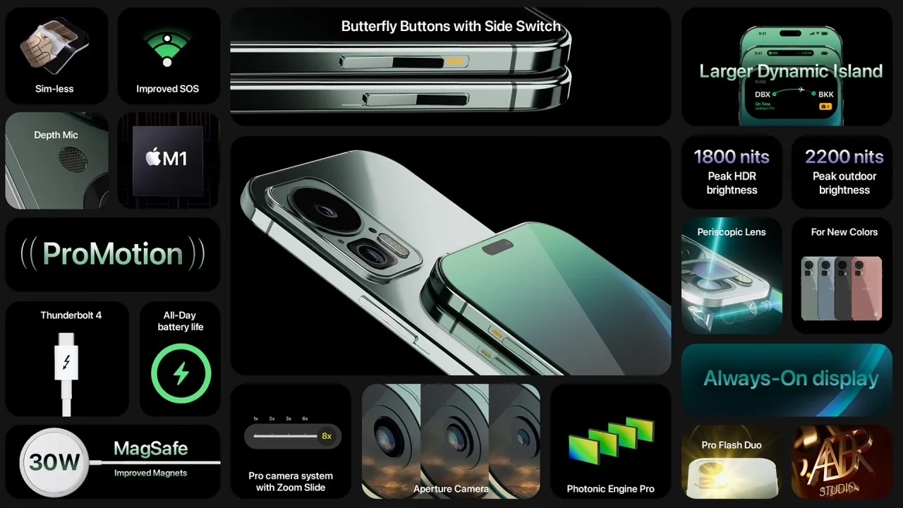 El iPhone 15 Pro Max cambiaría la estética de la serie