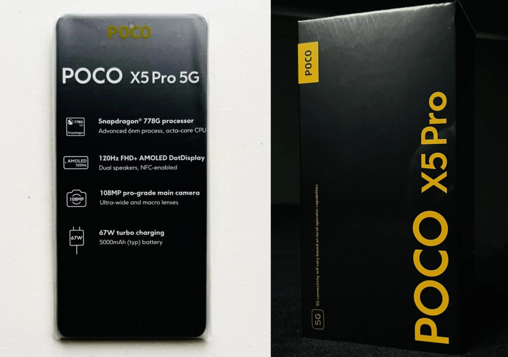 Imagen real del POCO X5 Pro 5G