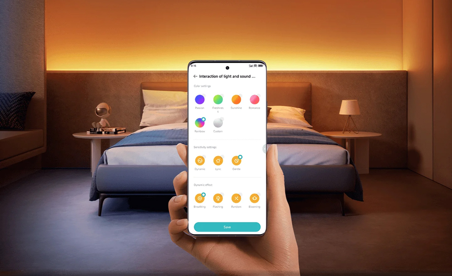Xiaomi Smart Lightstrip Pro - Personalización vía App