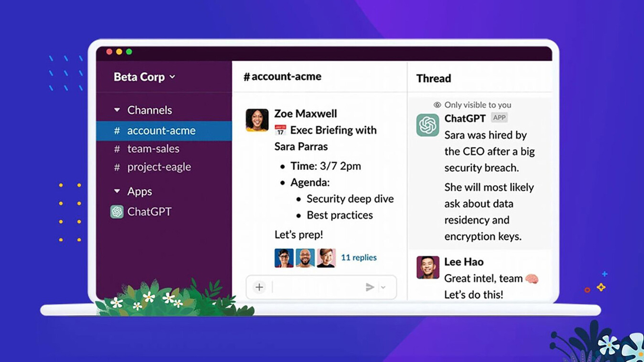 ChatGPT pronto tendrá integración con Slack