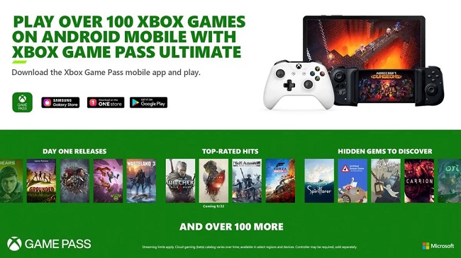 Microsoft Gamepass 