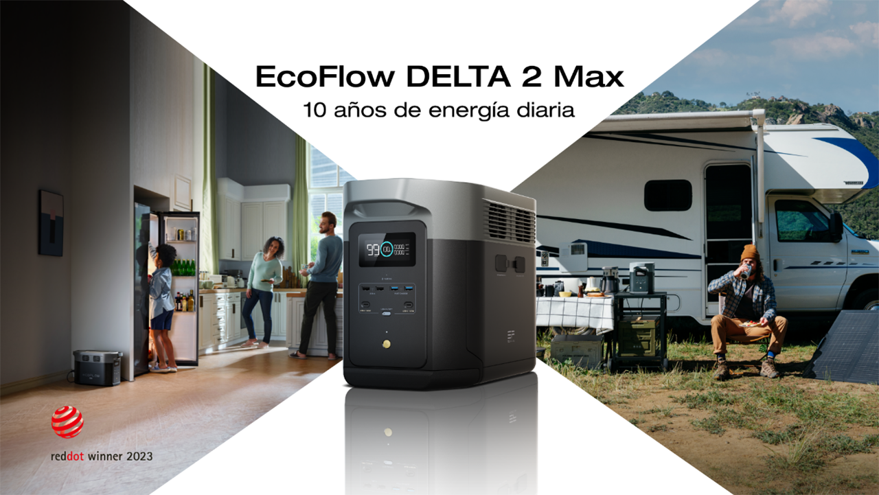 Delta 2 Max, así es la estación eléctrica que acaba de lanzar EcoFlow
