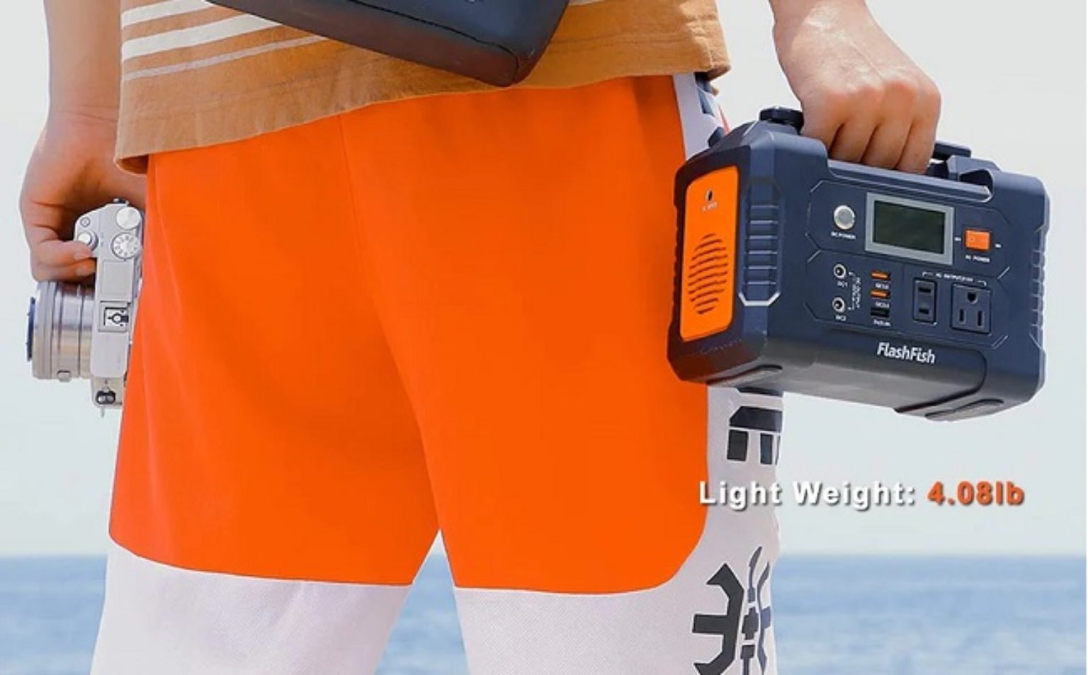 FlashFish E200, estación de carga portátil para tus viajes