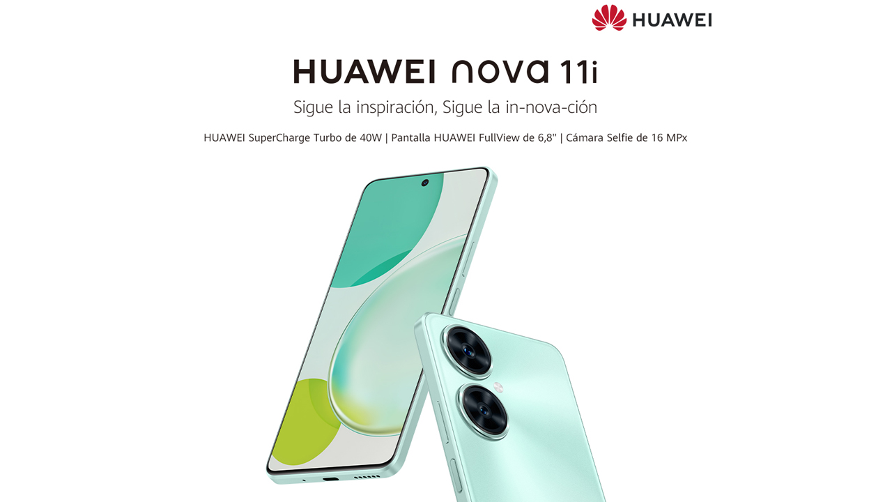 Huawei Nova 11i, así es el hermano menor de la familia Nova 11