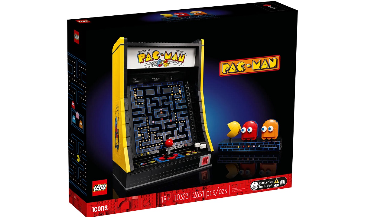 maquina arcade pac man lego