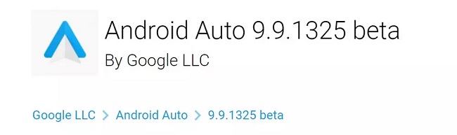 Android Auto 9.9