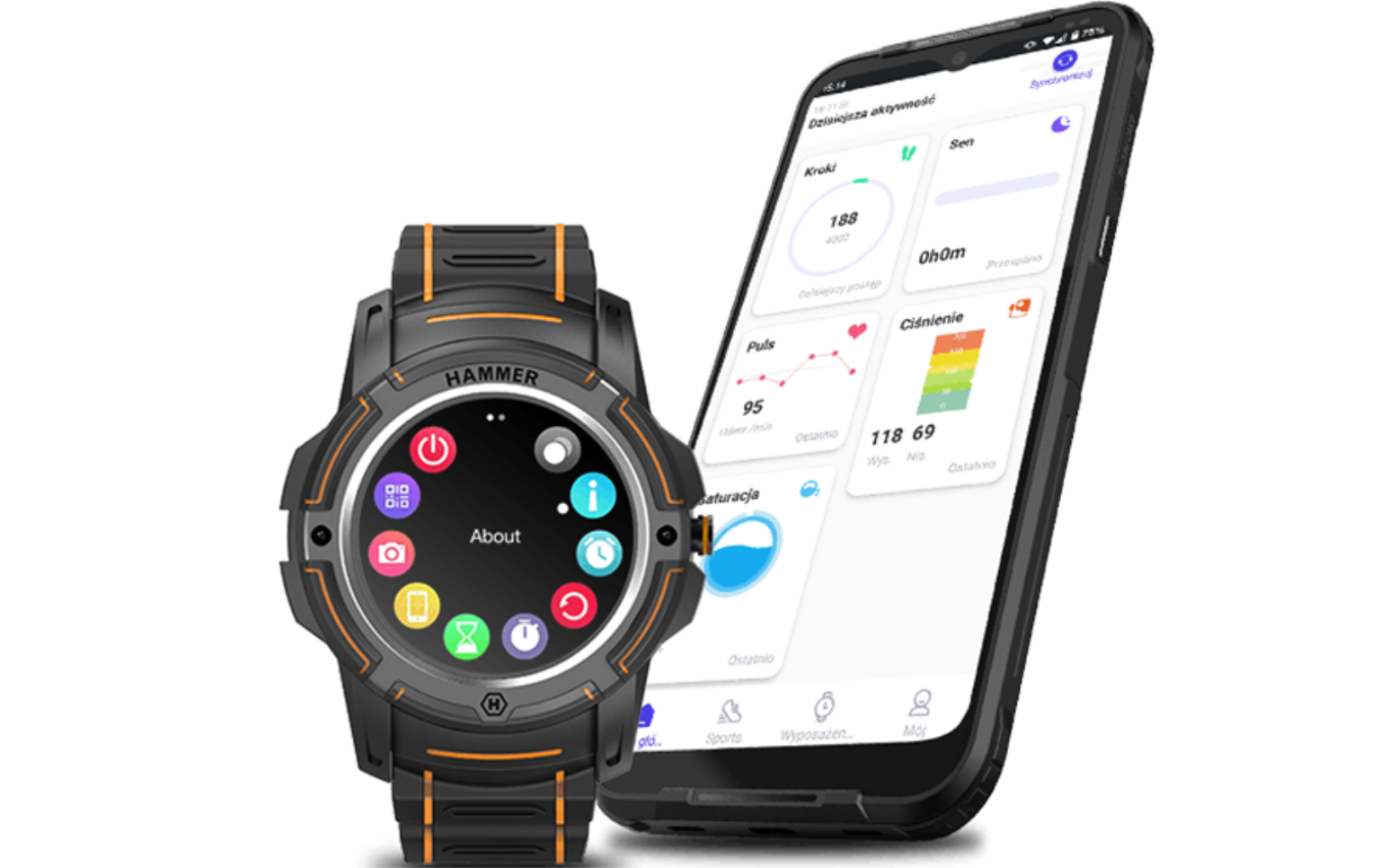 Hammer Watch, un smartwatch construido como un tanque