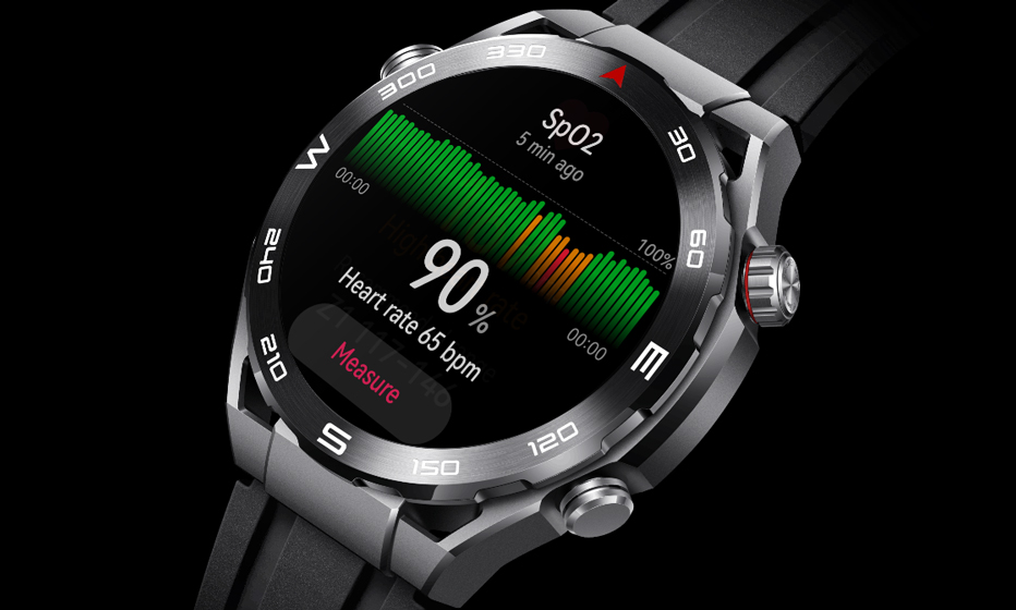 Huawei Watch Ultimate - Sensor de ritmo cardíaco
