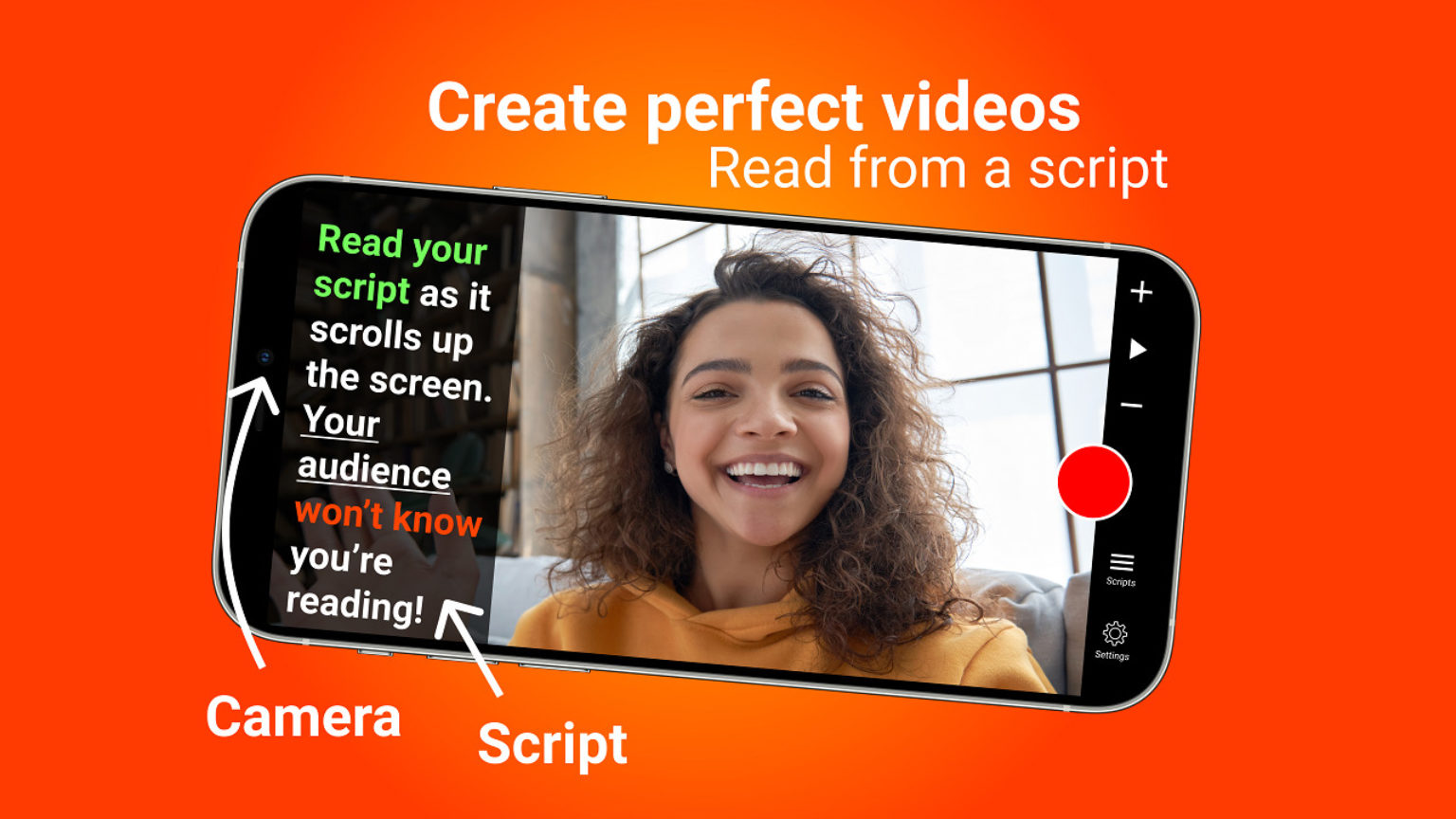Teleprompter para vídeo, crea tus discursos desde el móvil