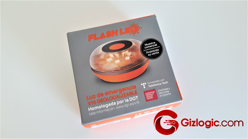 Luz de emergencia V16 Geolocalizable FlashLED SOS