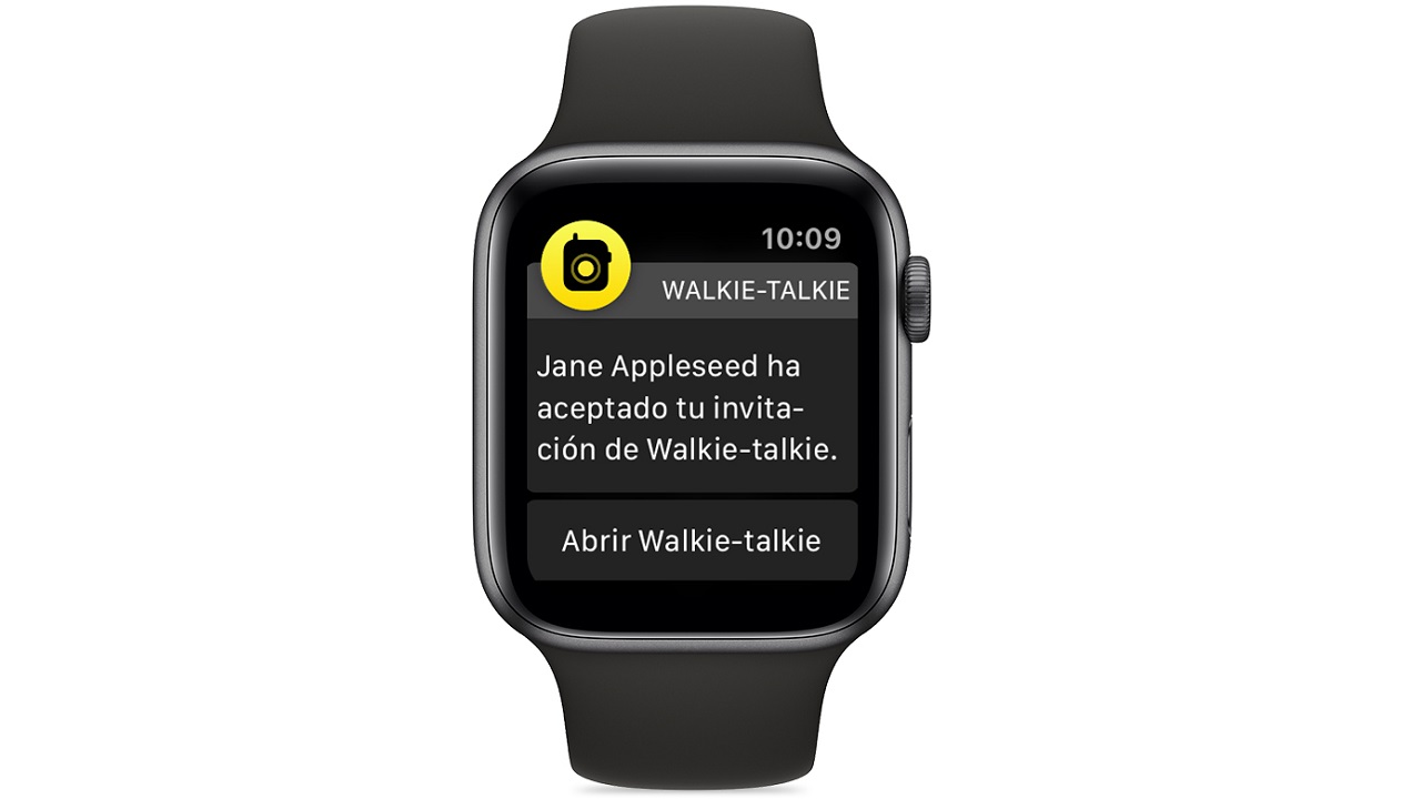 Walkie talkie en el Apple Watch