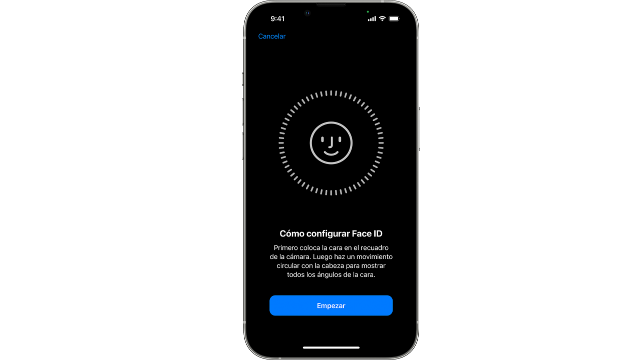 como añadir dos Face ID en iPhone