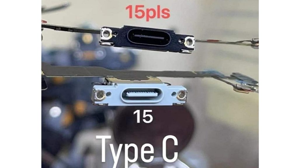 puerto USB-C del iPhone 15