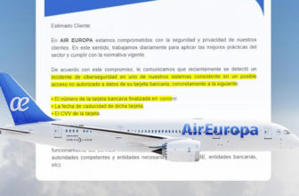Air Europa sufre un hackeo y recomienda bloquear las tarjetas