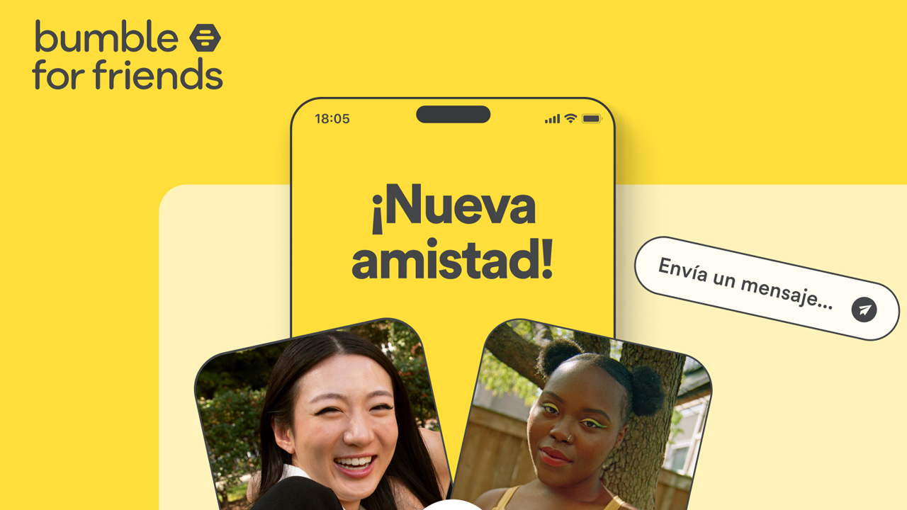 BUMBLE For Friends, una nueva app para hacer amigos