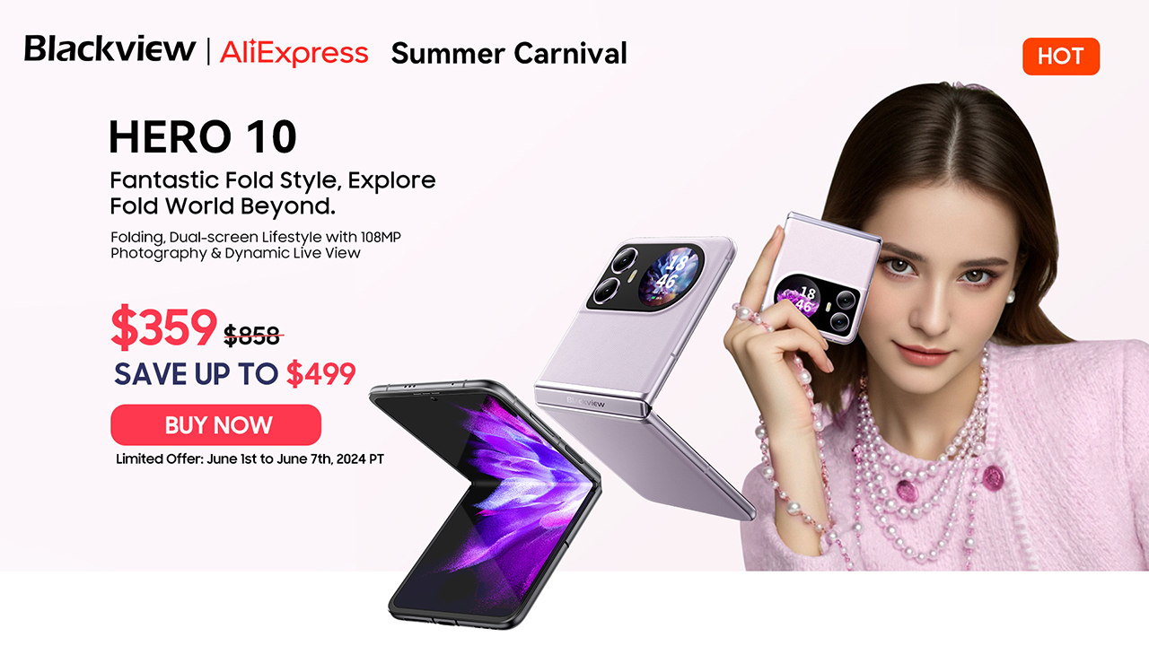 AliExpress Summer Carnival - Blackview HERO 10