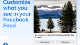 Facebook suma nuevos controles para personalizar el feed