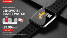Lenovo E1, Smartwatch barato e ideal para actividades deportivas