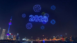 Shanghái reemplaza los fuegos artificiales por drones en el año nuevo